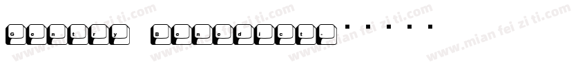Gentry Benedict字体转换